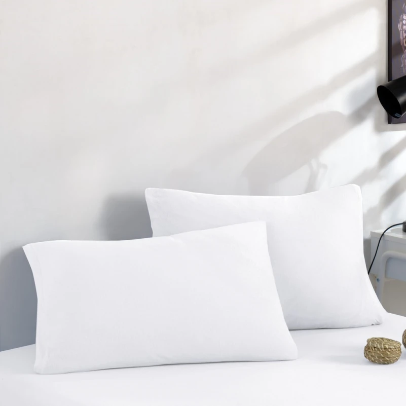 Трикотажный набор К Set of Premium Line "Brilliant White" (простынь на резинке - высота 25 см + наволочка 1 шт. 50*70)