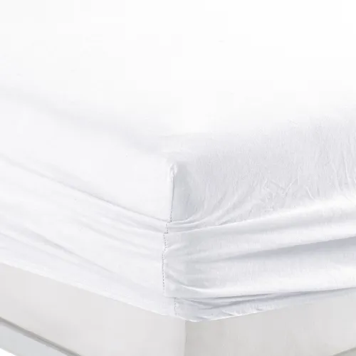 Трикотажный набор К Set of Premium Line "Brilliant White" (простынь на резинке - высота 25 см + наволочка 1 шт. 50*70) - 3