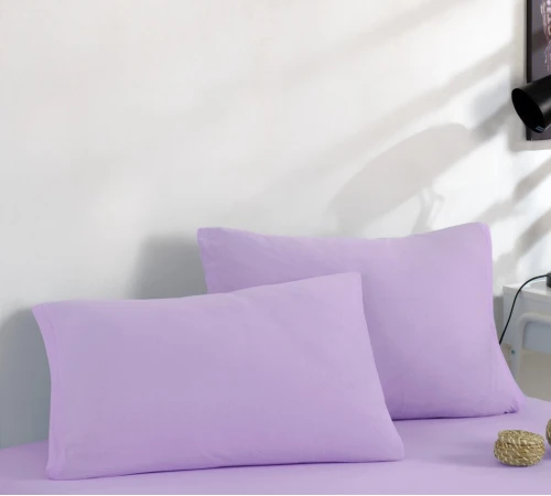 Трикотажный набор К Set of Premium Line "Violet" (простынь на резинке - высота 25 см + наволочка 1 шт. 50*70)