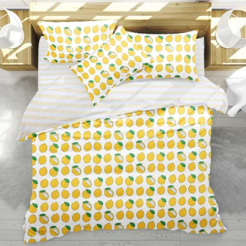 Наволочка Бязь 17-0531 Striped Lemon