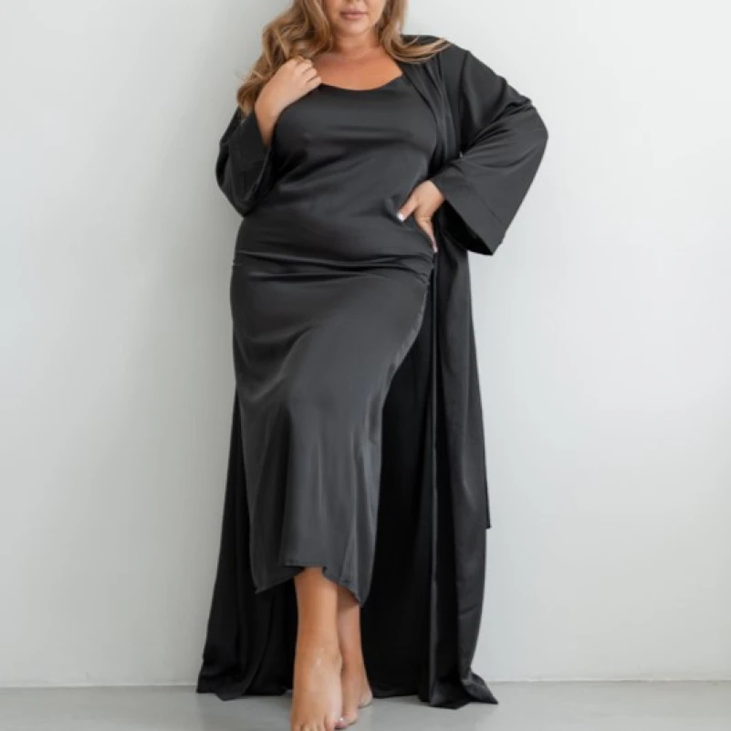 Ночная рубашка "Silk Chiara" black