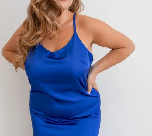 Ночная рубашка "Silk Chiara" electric - 2