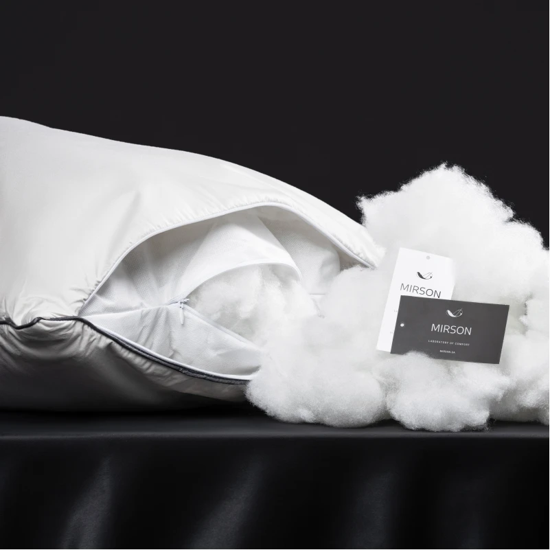 Подушка Silver Cloud №1001 Memory сатин (середня) - 11