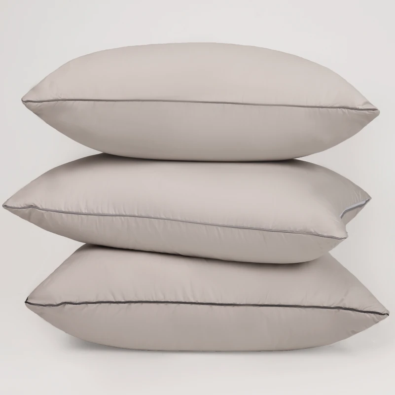 Подушка шерстяная Silver Cloud №1022 шерсть сатин (средняя) - 15