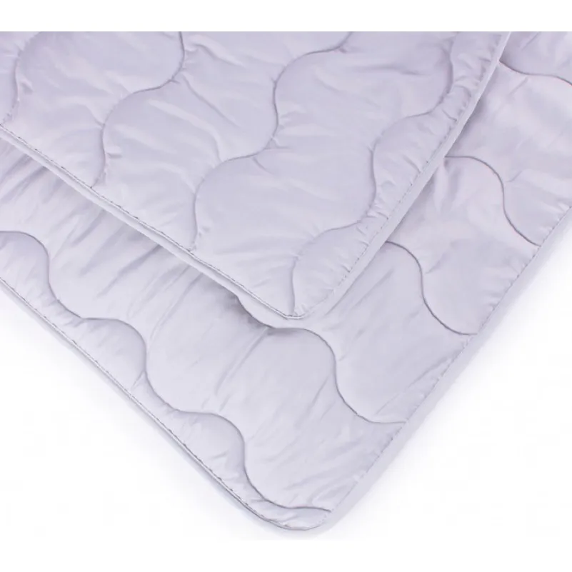 Ковдра антиалергенна Всесезонна №3005 Simple Gray EcoSilk УЦІНКА