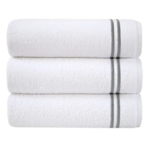 Рушник С "Simple Luxe white/antrasit"