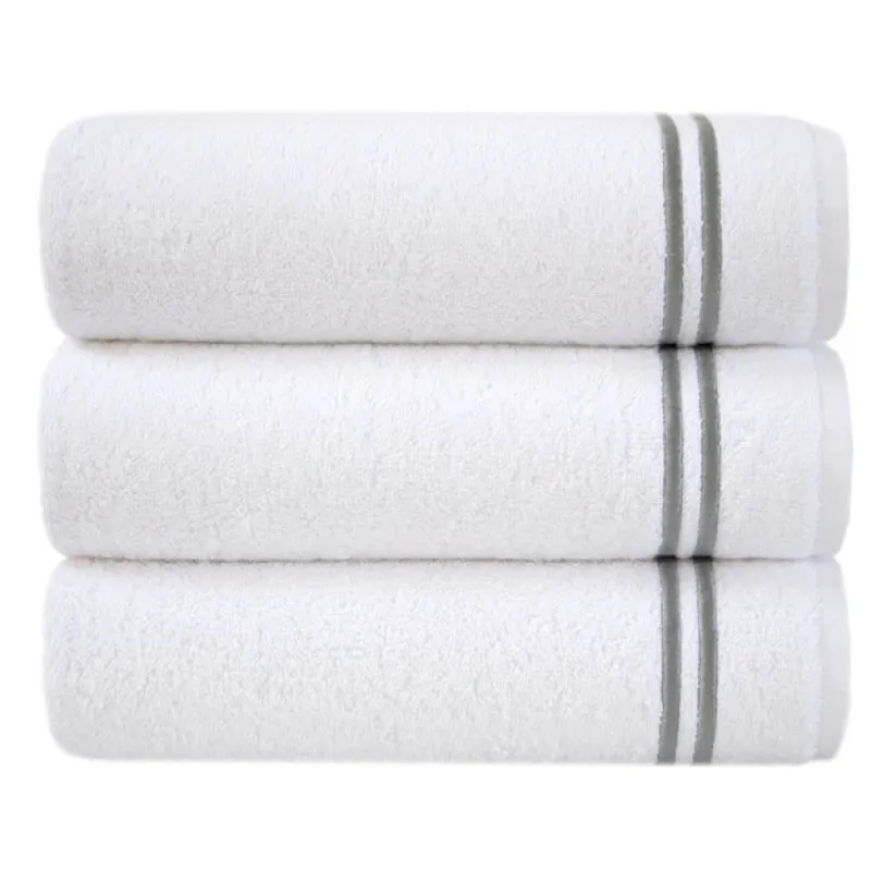 Рушник С "Simple Luxe white/antrasit"