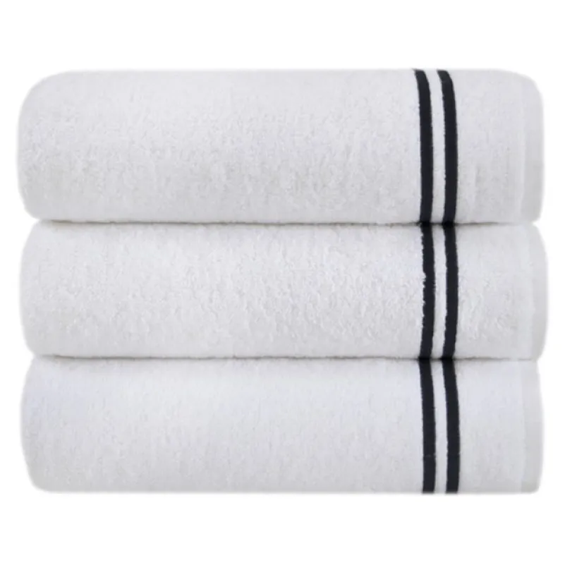 Рушник С "Simple Luxe white/black"