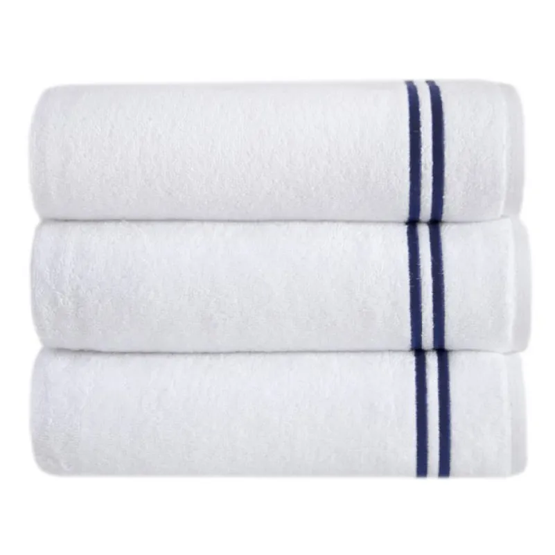 Рушник С "Simple Luxe white/blue"