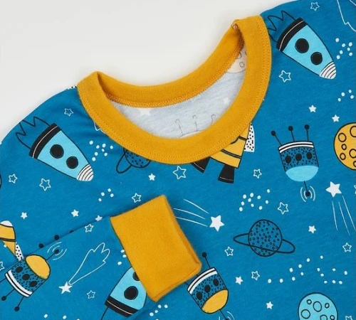 Пижама детская для мальчиков (свитшот + штаны) "Sleepy Wonders" space - 2