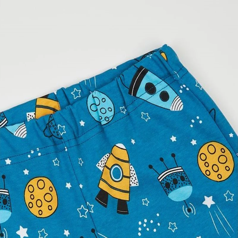 Пижама детская для мальчиков (свитшот + штаны) "Sleepy Wonders" space - 3