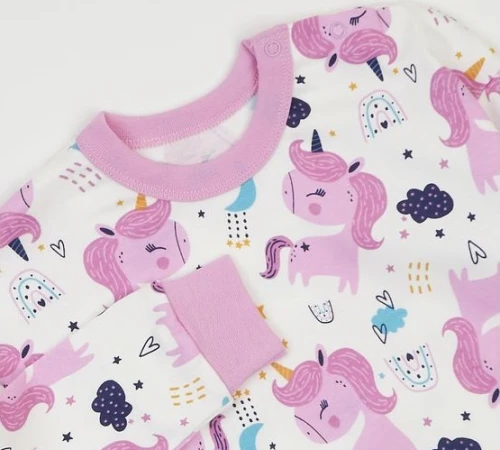 Пижама детская для девочек (свитшот + штаны) "Sleepy Wonders" unicorn - 2