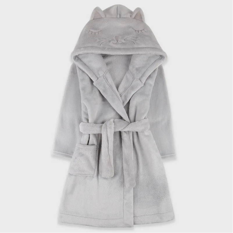 Халат детский "Smoke Cloud" gray