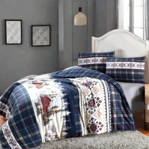 Комплект постельного белья Фланель "Snow-Kissed Comfort"