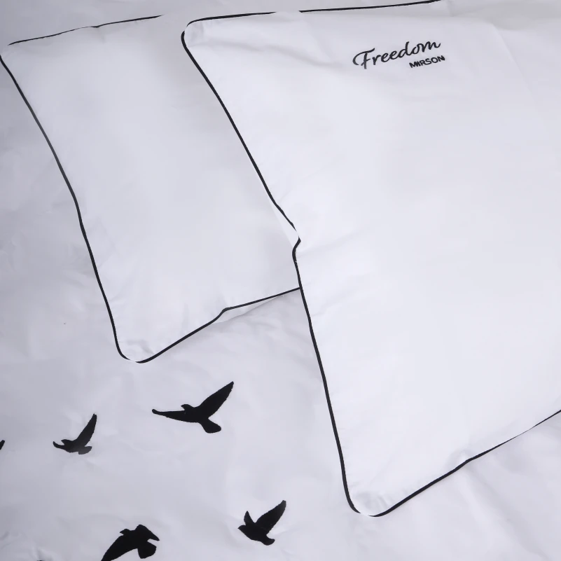 Комплект постільної білизни Сатин 00-0000 Snow White "Freedom" - 1