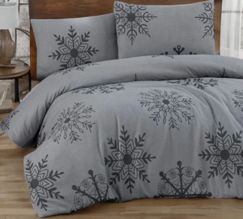 Комплект постільної білизни Фланель "Snowflake Serenade"
