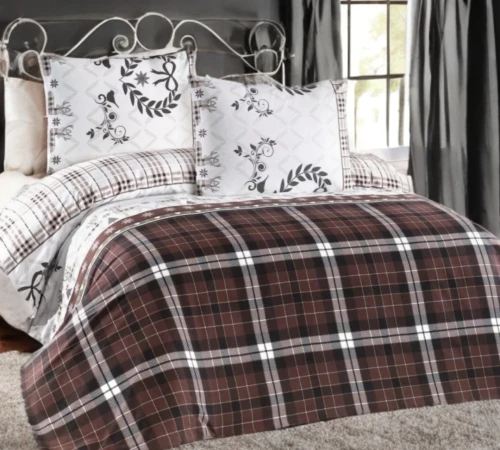 Комплект постільної білизни Фланель "Snowy Cabin Comfort"