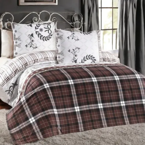 Комплект постельного белья Фланель "Snowy Cabin Comfort"