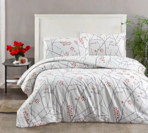 Комплект постільної білизни Фланель "Snowy Cabin Retreat"