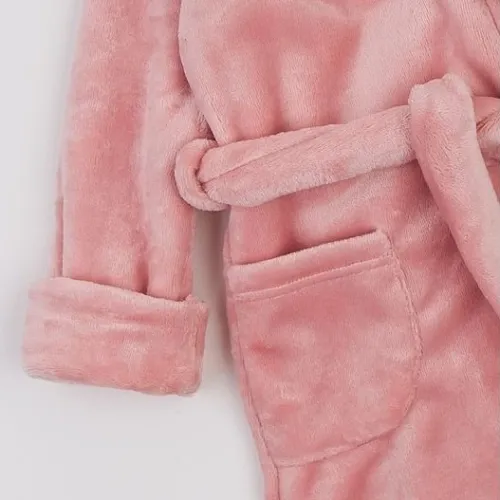 Халат дитячий утеплений "Snuggle Star" pink-peach - 2