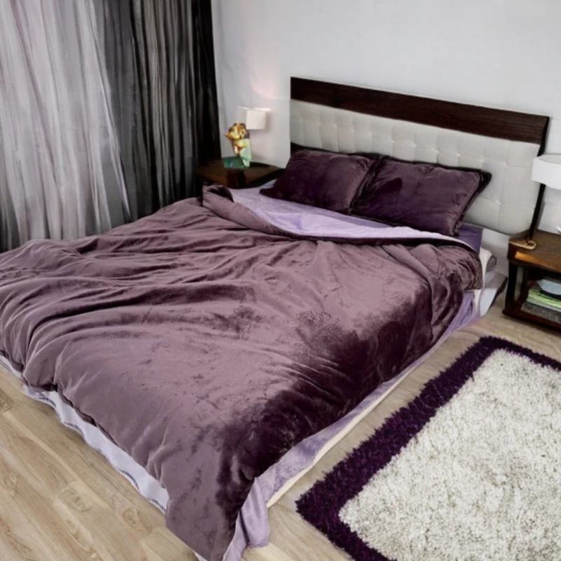 Комплект постільної білизни Плюш "Soft Embrace Bedding" - 1