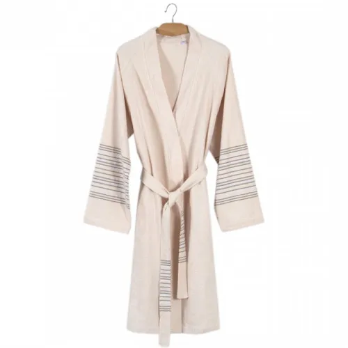 Халат С "Sophia Plush" powder - 2