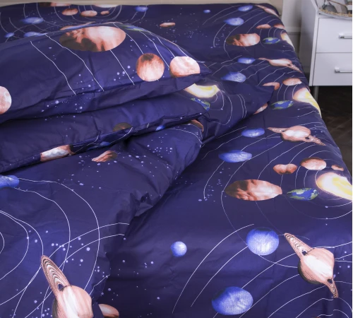 Простынь Сатин 22-1282 Night Space