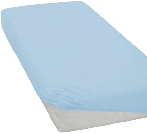 Простирадло на гумці К Standart Line "Blue clouds" - висота 25 см (дитячі 15 см)