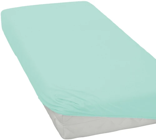 Простирадло на гумці К Standart Line "Sky turquoise" - висота 25 см (дитячі 15 см)