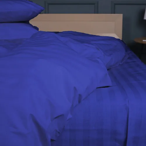 Пододеяльник MirSon Ranforce Elite 17-0609 Stripe Blue - 2