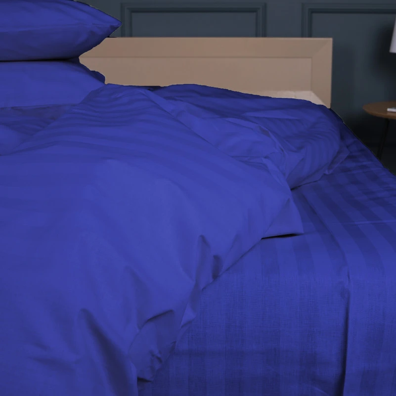 Комплект постільної білизни MirSon Ranforce Elite 17-0609 Stripe Blue - 6