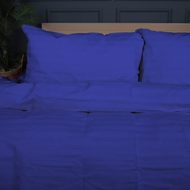 Комплект постільної білизни MirSon Ranforce Elite 17-0609 Stripe Blue - 1