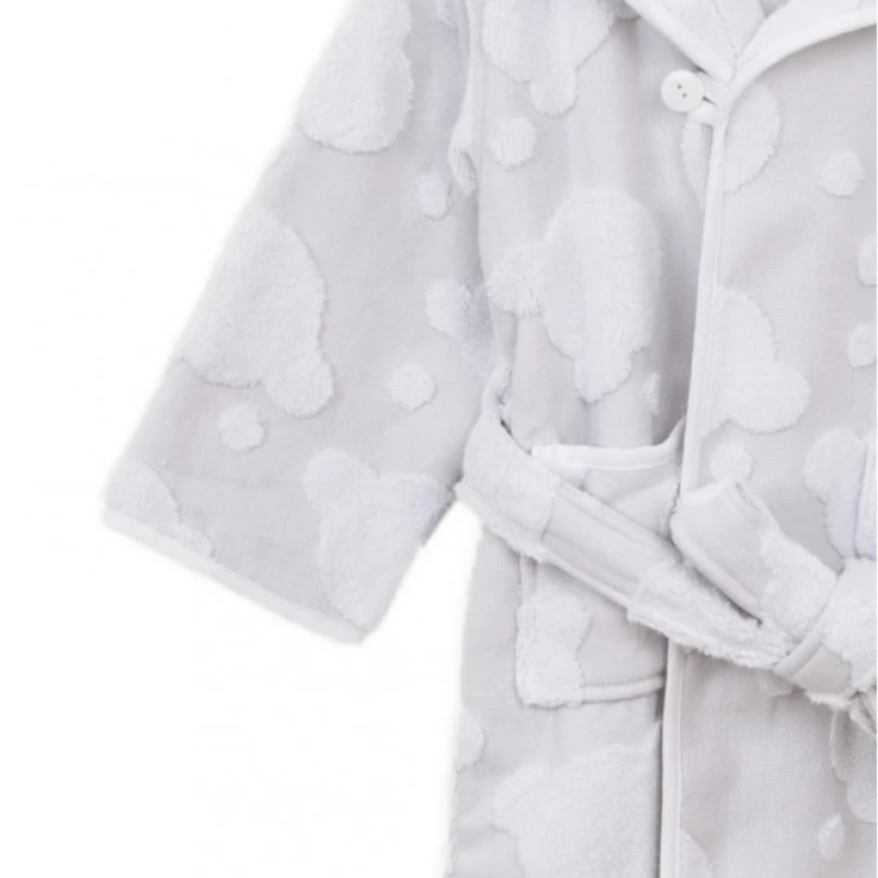 Халат дитячий "Teddy Hug" gray - 1