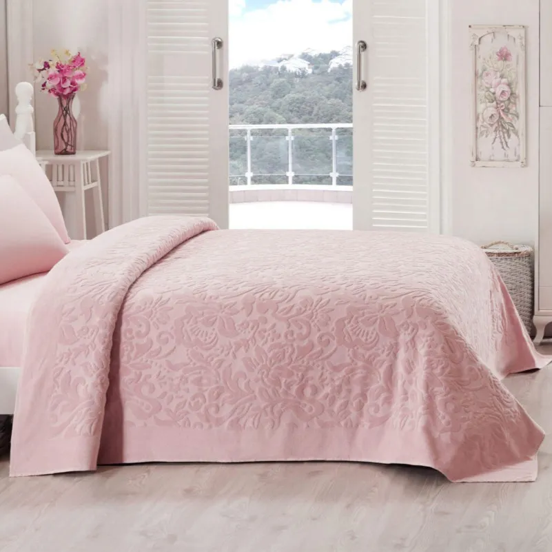 Покривало Т "Terry Bedspread pink"