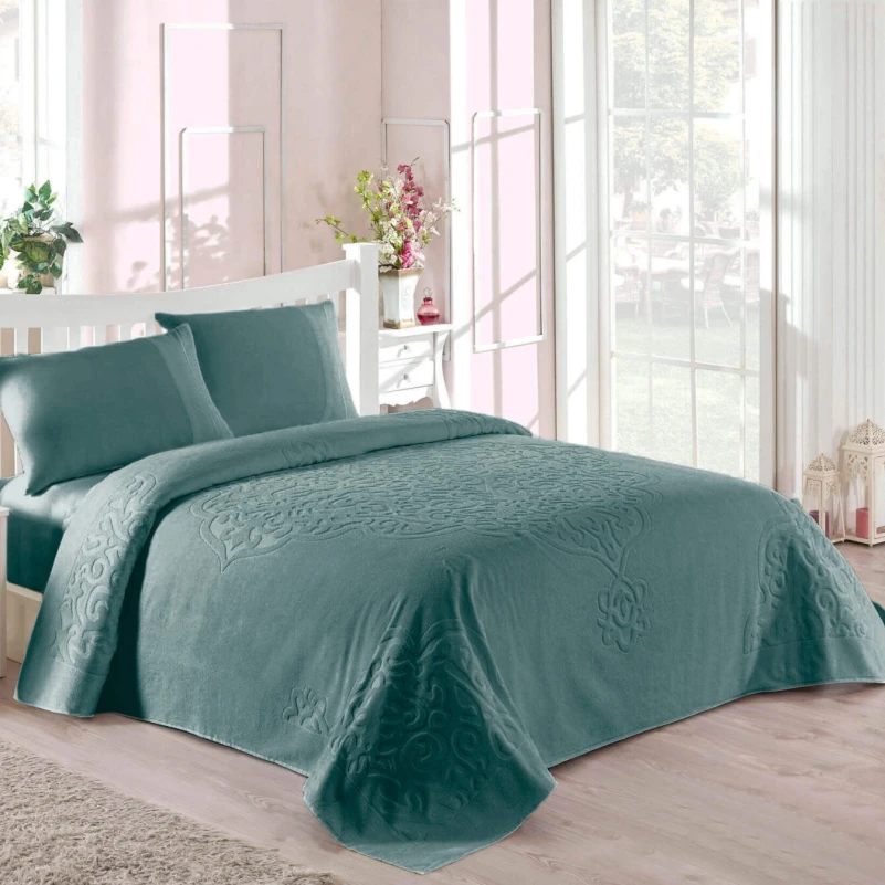 Покрывало Т "Terry Blanket emerald"