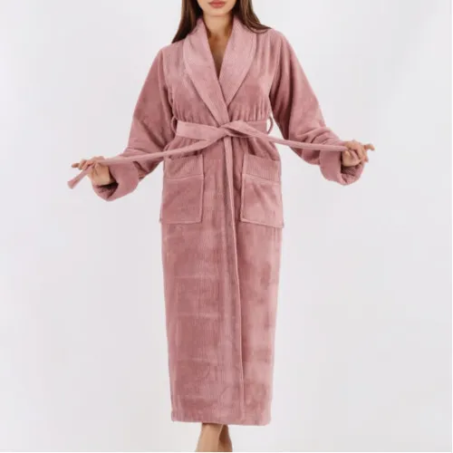 Халат М Terry robe "Emma" powder