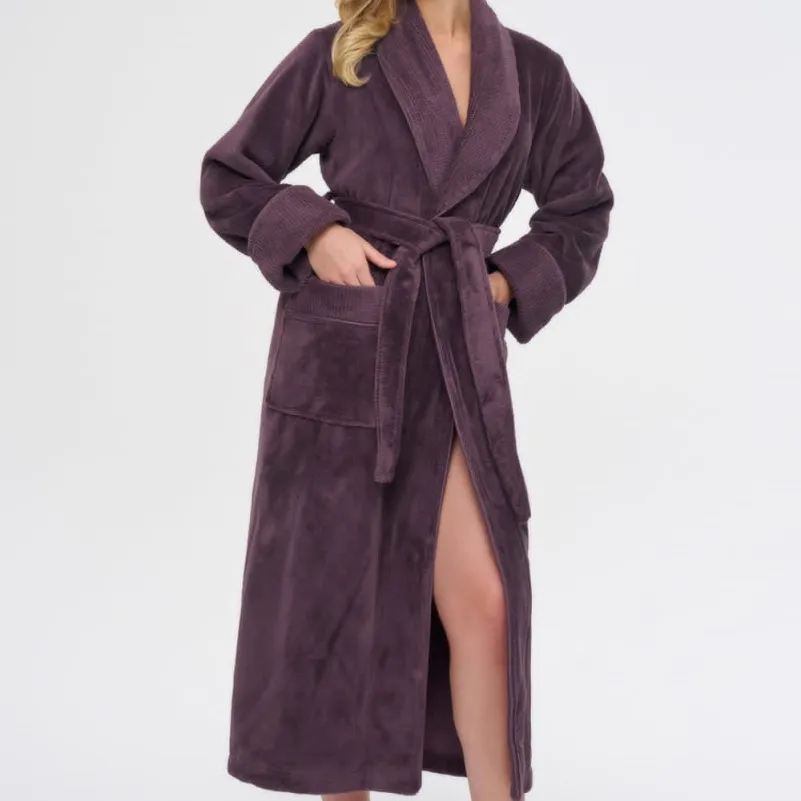 Халат М Terry robe "Emma" violet