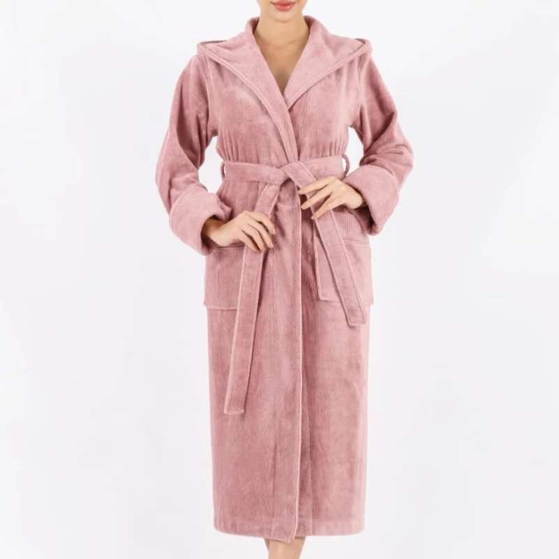 Халат М Terry robe "Mary" powder