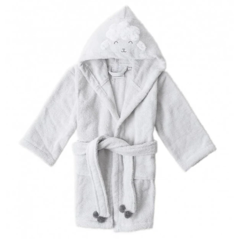 Халат дитячий "Tiny Tails" lamb gray