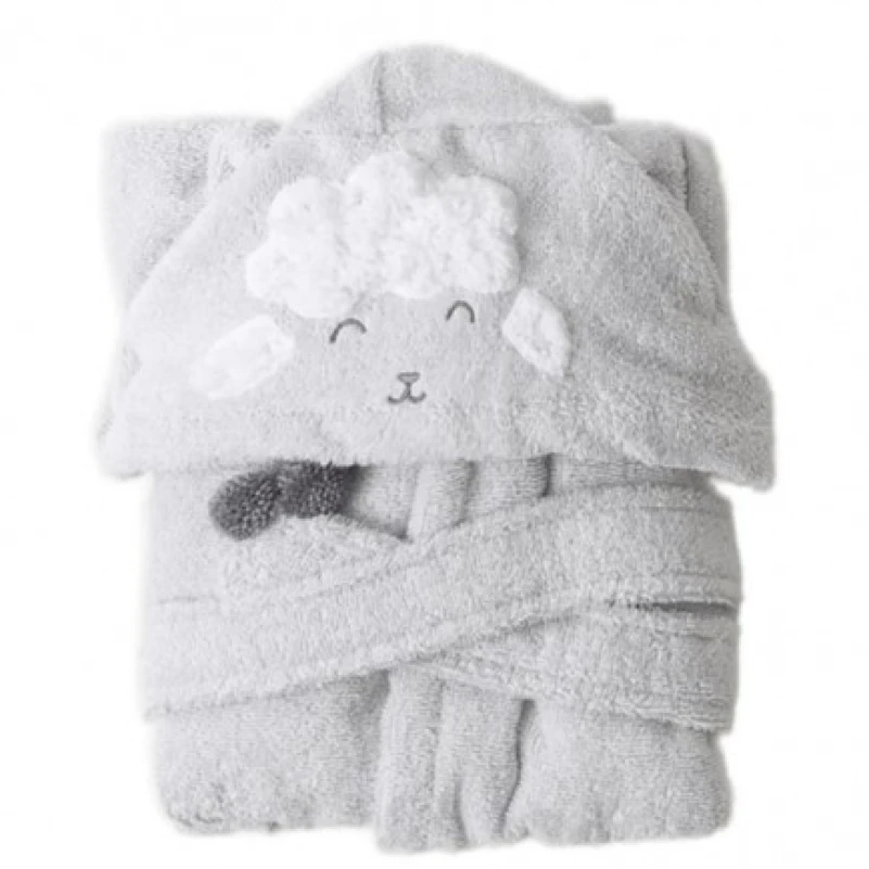 Халат дитячий "Tiny Tails" lamb gray - 1