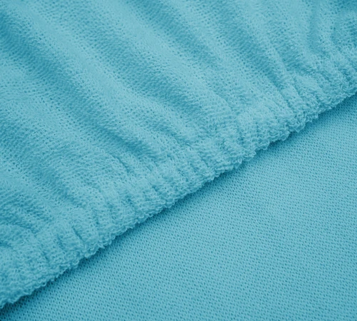 Простынь на резинке К Terry Line "Turquoise" - высота 25 см