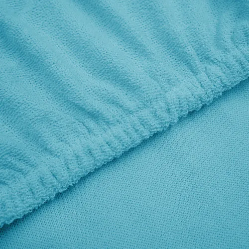 Простынь на резинке К Terry Line "Turquoise" - высота 25 см