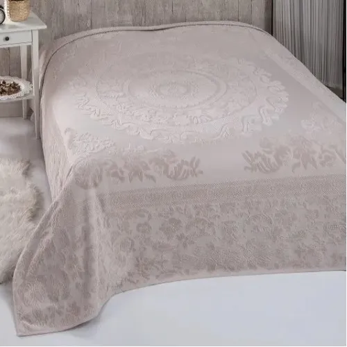 Покривало Т "Velvet Series beige"