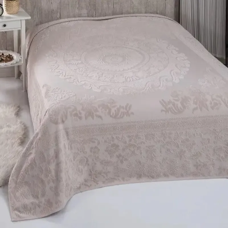 Покривало Т "Velvet Series beige"
