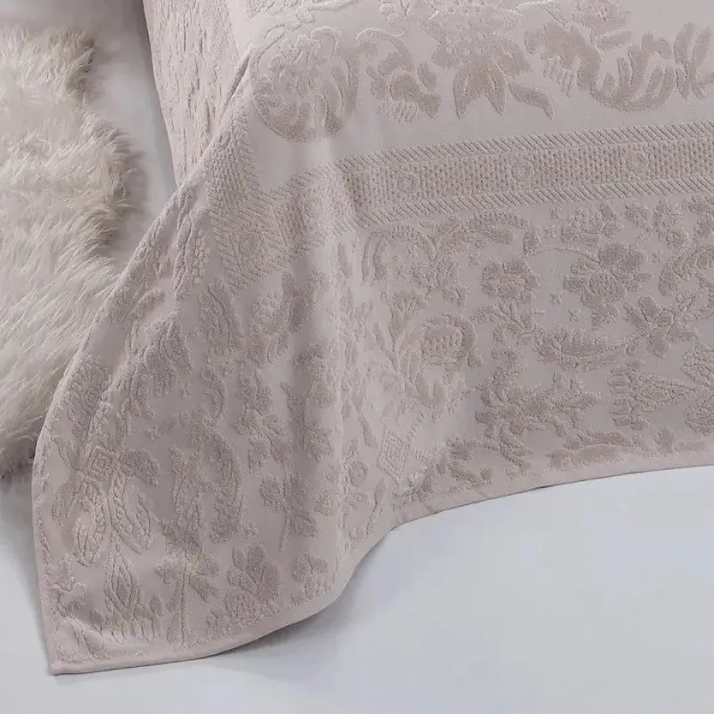 Покривало Т "Velvet Series beige" - 1
