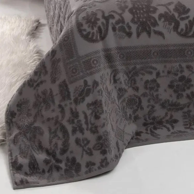 Покрывало  Т "Velvet Series gray" - 1