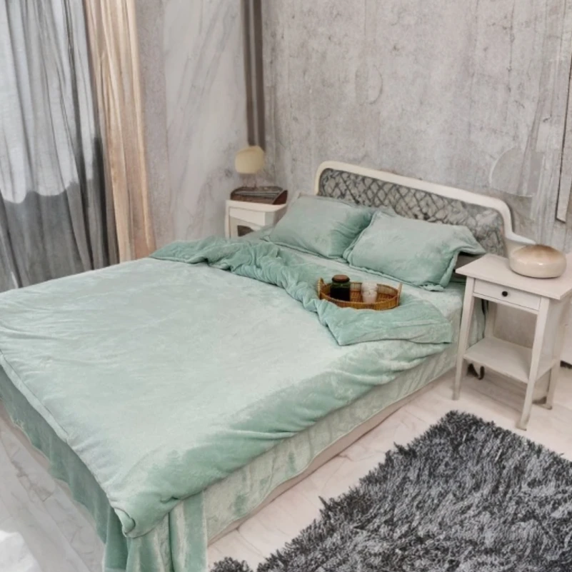 Комплект постільної білизни Плюш "Velvet Touch Sheets" - 2