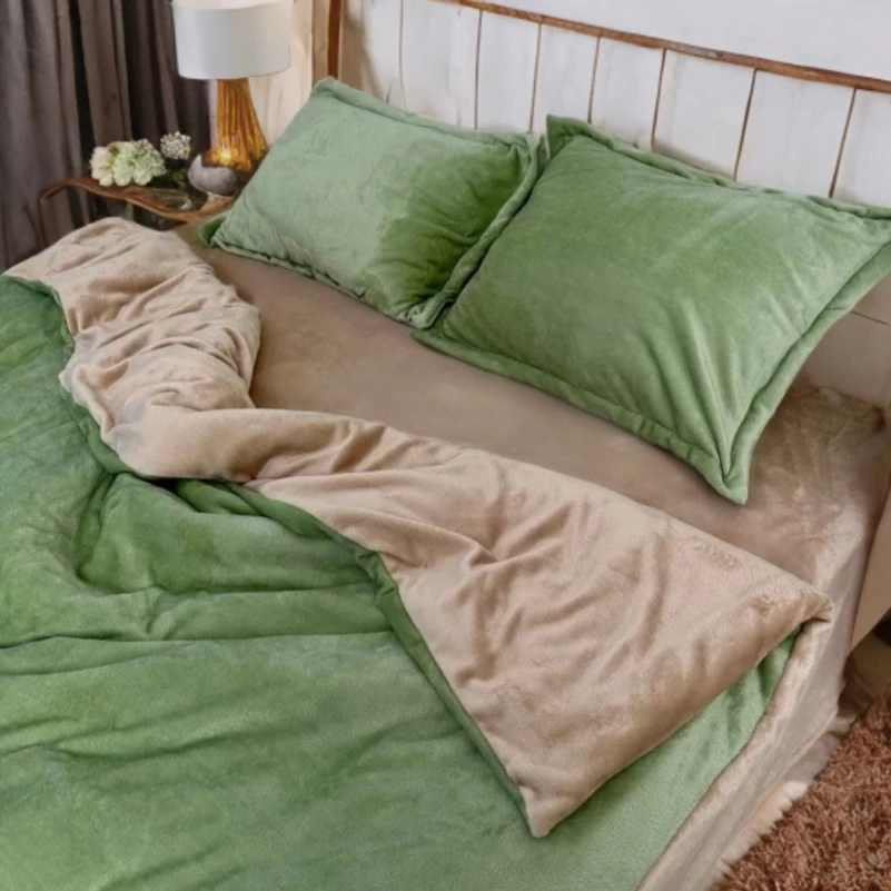 Комплект постільної білизни Плюш "Velvet Whisper Sheets"