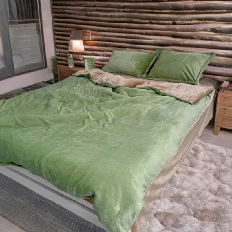 Комплект постільної білизни Плюш "Velvet Whisper Sheets" - 1