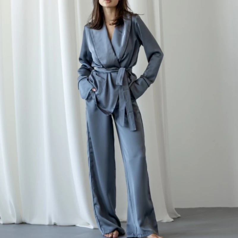 Женский домашний костюм "Victoria" gray